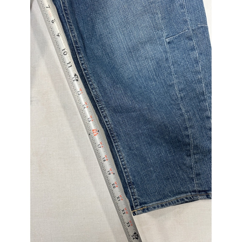 Old Navy NEW High-Rise Barrel‎ Leg Jeans Medium Wash Blue Denim 12 Petite - Picture 8 of 8
